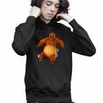 Fashion, accesorii si bijuterii - Copii - Imbracaminte copii - Pulovere si hanorace copii - Hanorac Copii Baieti Ursul Grizzy si lemingii Grizzly, negru, marime S Copii - Infinity.ro