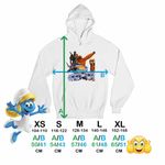 Fashion, accesorii si bijuterii - Copii - Imbracaminte copii - Pulovere si hanorace copii - Hanorac Copii Baieti Grizzy Lemingi Brainrot Tung Sahur Tralalero Wukong, alb, marime XS Copii - Infinity.ro