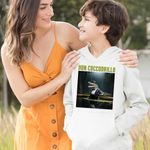 Fashion, accesorii si bijuterii - Copii - Imbracaminte copii - Pulovere si hanorace copii - Hanorac Copii Baieti Don Coccodrillo Italian Meme Brainrot Brain Rot, alb, marime XL Copii - Infinity.ro