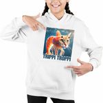 Fashion, accesorii si bijuterii - Copii - Imbracaminte copii - Pulovere si hanorace copii - Hanorac Copii Fete Trippi Troppi  Italian Meme Brainrot Brain Rot, alb, marime M Copii - Infinity.ro