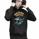 Fashion, accesorii si bijuterii - Copii - Imbracaminte copii - Pulovere si hanorace copii - Hanorac Copii Baieti Tralalero Tralala Shark Italian Meme Brainrot Brain Rot, negru, marime S Copii - Infinity.ro