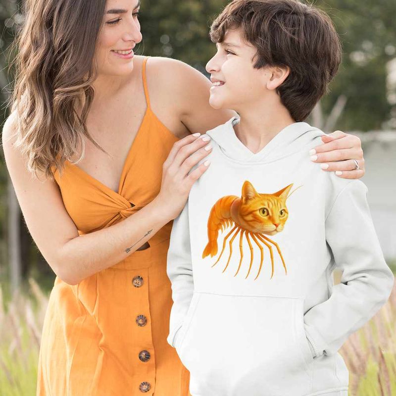 Fashion, accesorii si bijuterii - Copii - Imbracaminte copii - Pulovere si hanorace copii - Hanorac Copii Baieti Trippi Troppi Italian Meme Italian Meme Brainrot Brain Rot, alb, marime L Copii - Infinity.ro