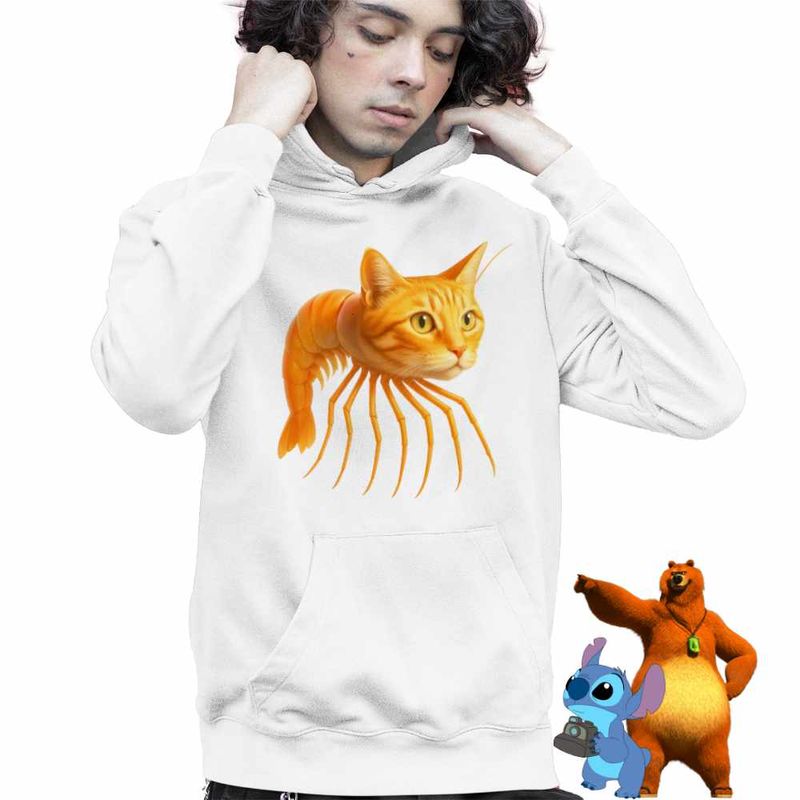 Fashion, accesorii si bijuterii - Copii - Imbracaminte copii - Pulovere si hanorace copii - Hanorac Copii Baieti Trippi Troppi Italian Meme Italian Meme Brainrot Brain Rot, alb, marime L Copii - Infinity.ro