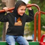 Fashion, accesorii si bijuterii - Copii - Imbracaminte copii - Pulovere si hanorace copii - Hanorac Copii Baieti Ursu Grizzy si lemingii, negru, marime L Copii - Infinity.ro