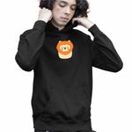 Fashion, accesorii si bijuterii - Copii - Imbracaminte copii - Pulovere si hanorace copii - Hanorac Copii Baieti Squishmallows Leu Africa, negru, marime XS Copii - Infinity.ro