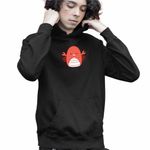 Fashion, accesorii si bijuterii - Copii - Imbracaminte copii - Pulovere si hanorace copii - Hanorac Copii Baieti Squishmallows Homar Ocean, negru, marime S Copii - Infinity.ro