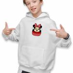 Fashion, accesorii si bijuterii - Copii - Imbracaminte copii - Pulovere si hanorace copii - Hanorac Copii Baieti Squishmallows Minnie Mickey Mouse, alb, marime S Copii - Infinity.ro