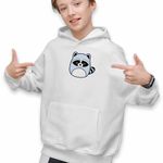 Fashion, accesorii si bijuterii - Copii - Imbracaminte copii - Pulovere si hanorace copii - Hanorac Copii Baieti Squish mallows Raton, alb, marime L Copii - Infinity.ro