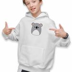 Fashion, accesorii si bijuterii - Copii - Imbracaminte copii - Pulovere si hanorace copii - Hanorac Copii Baieti Squishmallows Koala, alb, marime XL Copii - Infinity.ro