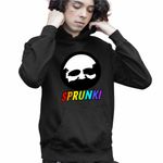 Fashion, accesorii si bijuterii - Copii - Imbracaminte copii - Pulovere si hanorace copii - Hanorac Copii Baieti Sprunki Game Old Black Music Game, negru, marime M Copii - Infinity.ro