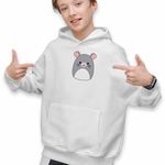 Fashion, accesorii si bijuterii - Copii - Imbracaminte copii - Pulovere si hanorace copii - Hanorac Copii Baieti Squishmallows Soricel Mouse, alb, marime XS Copii - Infinity.ro