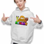 Fashion, accesorii si bijuterii - Copii - Imbracaminte copii - Pulovere si hanorace copii - Hanorac Copii Baieti Gradina Banban Seline Flynn Remy, alb, marime XS Copii - Infinity.ro