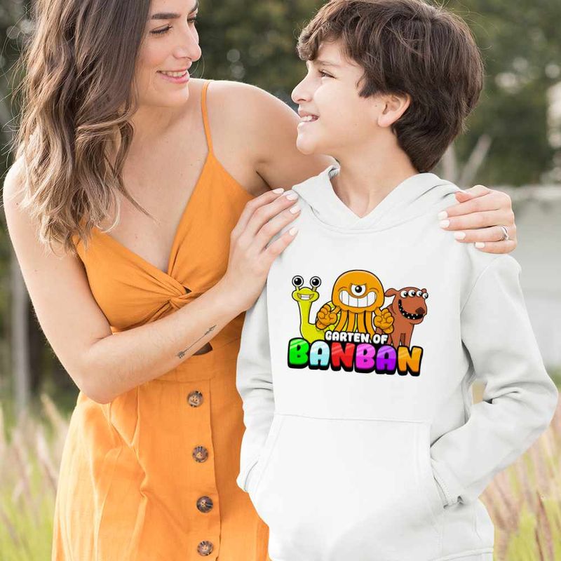 Fashion, accesorii si bijuterii - Copii - Imbracaminte copii - Pulovere si hanorace copii - Hanorac Copii Baieti Gradina Banban Seline Flynn Remy, alb, marime XS Copii - Infinity.ro