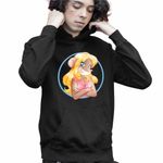 Fashion, accesorii si bijuterii - Copii - Imbracaminte copii - Pulovere si hanorace copii - Hanorac Copii Baieti Colette Geronimo Stilton, negru, marime M Copii - Infinity.ro