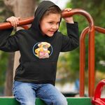 Fashion, accesorii si bijuterii - Copii - Imbracaminte copii - Pulovere si hanorace copii - Hanorac Copii Baieti Colette Geronimo Stilton, negru, marime M Copii - Infinity.ro