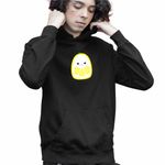 Fashion, accesorii si bijuterii - Copii - Imbracaminte copii - Pulovere si hanorace copii - Hanorac Copii Baieti Squishmallows Lamaie, negru, marime XS Copii - Infinity.ro