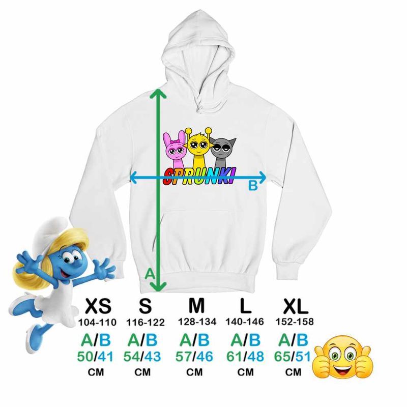 Fashion, accesorii si bijuterii - Copii - Imbracaminte copii - Pulovere si hanorace copii - Hanorac Copii Baieti Sprunki Music Game, alb, marime XL Copii - Infinity.ro
