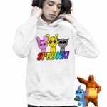 Fashion, accesorii si bijuterii - Copii - Imbracaminte copii - Pulovere si hanorace copii - Hanorac Copii Baieti Sprunki Music Game, alb, marime XL Copii - Infinity.ro