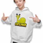 Fashion, accesorii si bijuterii - Copii - Imbracaminte copii - Pulovere si hanorace copii - Hanorac Copii Baieti Banban Seline Melc Gradinita, alb, marime XS Copii - Infinity.ro