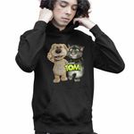 Fashion, accesorii si bijuterii - Copii - Imbracaminte copii - Pulovere si hanorace copii - Hanorac Copii Baieti Ben Talking Tom Best Friends, negru, marime XL Copii - Infinity.ro