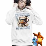 Fashion, accesorii si bijuterii - Copii - Imbracaminte copii - Pulovere si hanorace copii - Hanorac Copii Baieti Italian Meme Assassino Brainrot, alb, marime L Copii - Infinity.ro