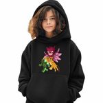 Fashion, accesorii si bijuterii - Copii - Imbracaminte copii - Pulovere si hanorace copii - Hanorac Copii Fete Owlette Creeper Garda Felina Kion, negru, marime XS Copii - Infinity.ro