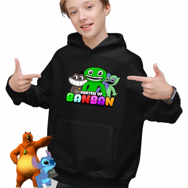 Fashion, accesorii si bijuterii - Copii - Imbracaminte copii - Pulovere si hanorace copii - Hanorac Copii Baieti Banban Sheriff Jumbo BitterGiggle, negru, marime XL Copii - Infinity.ro