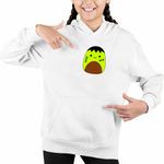 Fashion, accesorii si bijuterii - Copii - Imbracaminte copii - Pulovere si hanorace copii - Hanorac Copii Fete Squishmallows Frankenstein, alb, marime L Copii - Infinity.ro
