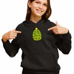 Fashion, accesorii si bijuterii - Copii - Imbracaminte copii - Pulovere si hanorace copii - Hanorac Copii Fete Squishmallows Brad Craciun Decembrie, negru, marime L Copii - Infinity.ro