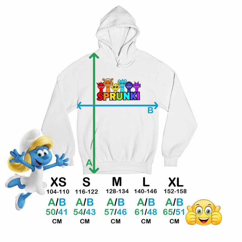 Fashion, accesorii si bijuterii - Copii - Imbracaminte copii - Pulovere si hanorace copii - Hanorac Copii Baieti Sprunki Music Beats Game, alb, marime L Copii - Infinity.ro