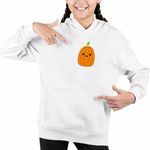 Fashion, accesorii si bijuterii - Copii - Imbracaminte copii - Pulovere si hanorace copii - Hanorac Copii Fete Squishmallows Dovleac Halloween, alb, marime L Copii - Infinity.ro
