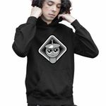 Fashion, accesorii si bijuterii - Copii - Imbracaminte copii - Pulovere si hanorace copii - Hanorac Copii Baieti Sprunki Beats Square Music Game, negru, marime XS Copii - Infinity.ro