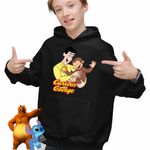 Fashion, accesorii si bijuterii - Copii - Imbracaminte copii - Pulovere si hanorace copii - Hanorac Copii Baieti Curiosul George Teodor Zoo, negru, marime M Copii - Infinity.ro