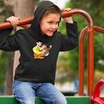 Fashion, accesorii si bijuterii - Copii - Imbracaminte copii - Pulovere si hanorace copii - Hanorac Copii Baieti Curiosul George Teodor Zoo, negru, marime M Copii - Infinity.ro