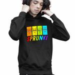 Fashion, accesorii si bijuterii - Copii - Imbracaminte copii - Pulovere si hanorace copii - Hanorac Copii Baieti Sprunki Music Notes Gamer, negru, marime M Copii - Infinity.ro