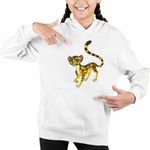 Fashion, accesorii si bijuterii - Copii - Imbracaminte copii - Pulovere si hanorace copii - Hanorac Copii Fete Fuli Garda Felina Lion Guard, alb, marime L Copii - Infinity.ro