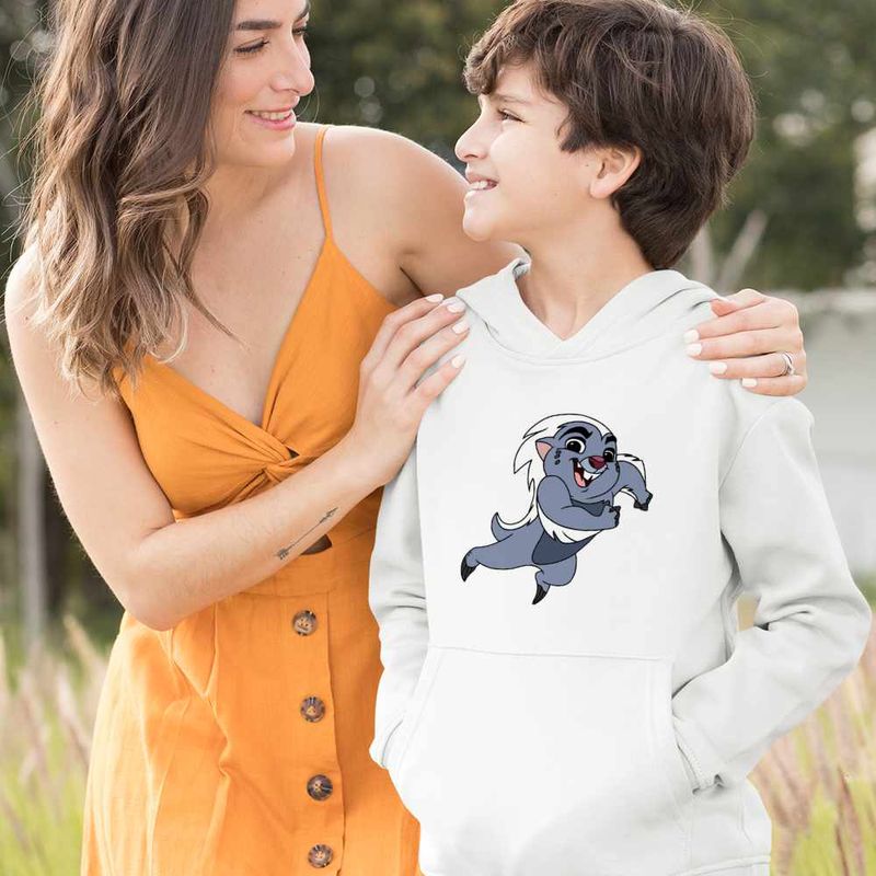 Fashion, accesorii si bijuterii - Copii - Imbracaminte copii - Pulovere si hanorace copii - Hanorac Copii Baieti Bunga Garda Felina Lion Guard, alb, marime XS Copii - Infinity.ro