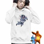 Fashion, accesorii si bijuterii - Copii - Imbracaminte copii - Pulovere si hanorace copii - Hanorac Copii Baieti Bunga Garda Felina Lion Guard, alb, marime XS Copii - Infinity.ro