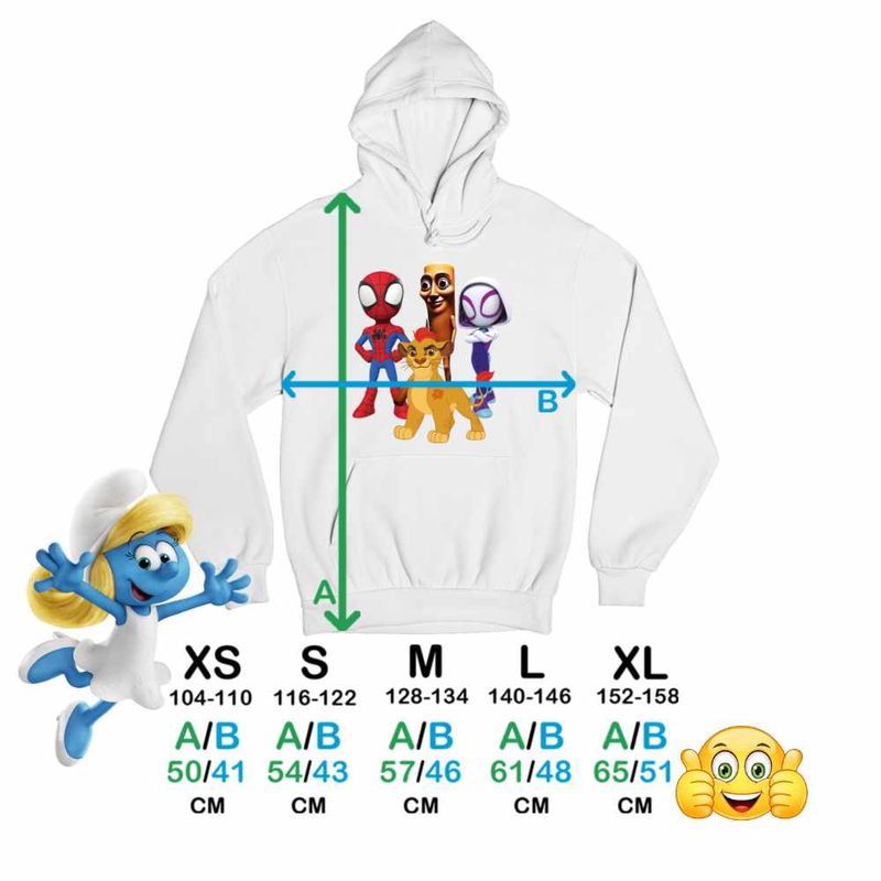 Fashion, accesorii si bijuterii - Copii - Imbracaminte copii - Pulovere si hanorace copii - Hanorac Copii Baieti Tung Sahur Garda Felina Paienjenel TikTok, alb, marime XS Copii - Infinity.ro
