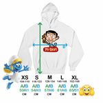 Fashion, accesorii si bijuterii - Copii - Imbracaminte copii - Pulovere si hanorace copii - Hanorac Copii Baieti Mr Bean Teddy Bear Happy, alb, marime S Copii - Infinity.ro