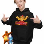 Fashion, accesorii si bijuterii - Copii - Imbracaminte copii - Pulovere si hanorace copii - Hanorac Copii Baieti Lion Guard Kion Garda Felina, negru, marime S Copii - Infinity.ro