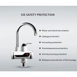 Casa si Gradina - Sanitare - Lavoar baie si accesorii - Baterii sanitare - Robinet Electric Pentru Incalzirea Apei, Afisaj Digital, Prindere Pe Chiuveta,  Incalzire Instanta, Consum Redus - Infinity.ro