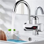 Casa si Gradina - Sanitare - Lavoar baie si accesorii - Baterii sanitare - Robinet Electric Pentru Incalzirea Apei, Afisaj Digital, Prindere Pe Chiuveta,  Incalzire Instanta, Consum Redus - Infinity.ro