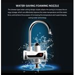 Casa si Gradina - Sanitare - Lavoar baie si accesorii - Baterii sanitare - Robinet Electric Pentru Incalzirea Apei, Afisaj Digital, Prindere Pe Chiuveta,  Incalzire Instanta, Consum Redus - Infinity.ro