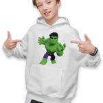Fashion, accesorii si bijuterii - Copii - Imbracaminte copii - Pulovere si hanorace copii - Hanorac Copii Baieti Hulk Paienjenel Marvel, alb, marime XL Copii - Infinity.ro