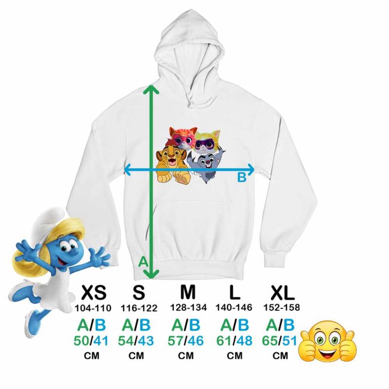 Fashion, accesorii si bijuterii - Copii - Imbracaminte copii - Pulovere si hanorace copii - Hanorac Copii Baieti Garda Felina Super Pisicute, alb, marime XL Copii - Infinity.ro