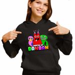 Fashion, accesorii si bijuterii - Copii - Imbracaminte copii - Pulovere si hanorace copii - Hanorac Copii Fete Opila Banban Jumbo, negru, marime L Copii - Infinity.ro