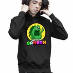 Fashion, accesorii si bijuterii - Copii - Imbracaminte copii - Pulovere si hanorace copii - Hanorac Copii Baieti Banban Stinky Joel Dinozaur, negru, marime XL Copii - Infinity.ro