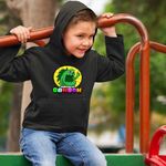 Fashion, accesorii si bijuterii - Copii - Imbracaminte copii - Pulovere si hanorace copii - Hanorac Copii Baieti Banban Stinky Joel Dinozaur, negru, marime XL Copii - Infinity.ro