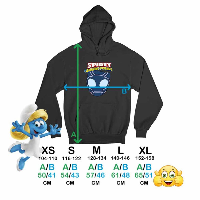 Fashion, accesorii si bijuterii - Copii - Imbracaminte copii - Pulovere si hanorace copii - Hanorac Copii Baieti Pantera Neagra Paienjenel, negru, marime S Copii - Infinity.ro